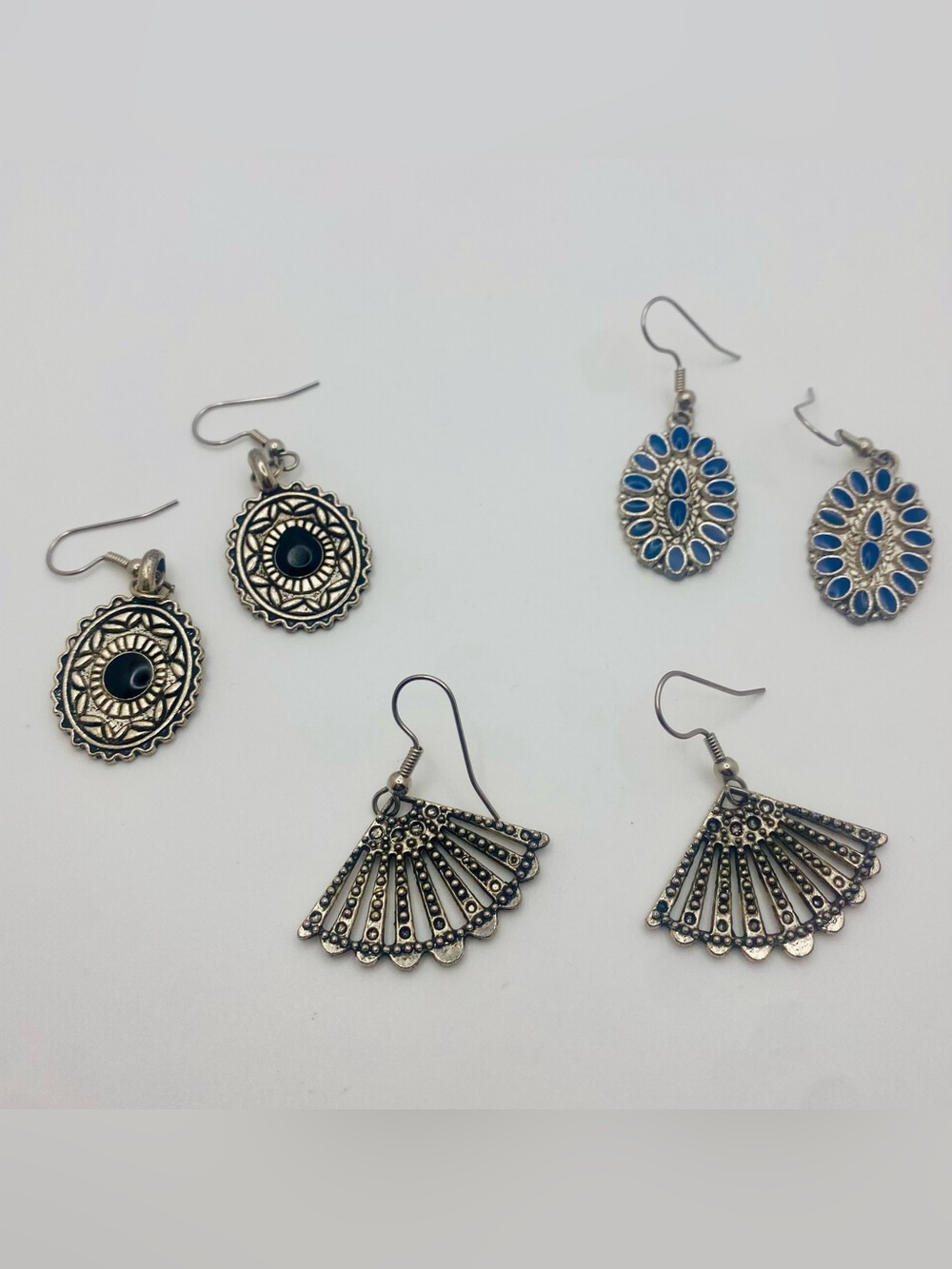 Boho Chic Bundle! Set of 3 Vintage-Inspired Dangle Earrings